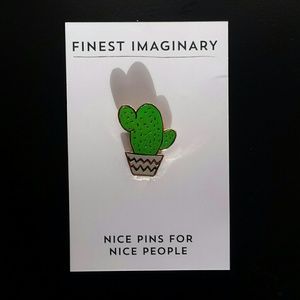 Cactus enamel pin